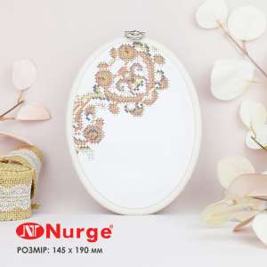 П'яльця Nurge овальні каучукові з підвісом 230-8 (145х190 мм.)
